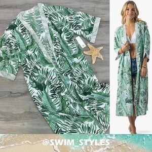 ☀️RIP CURL☀️ PALM READER KIMONO COVER UP